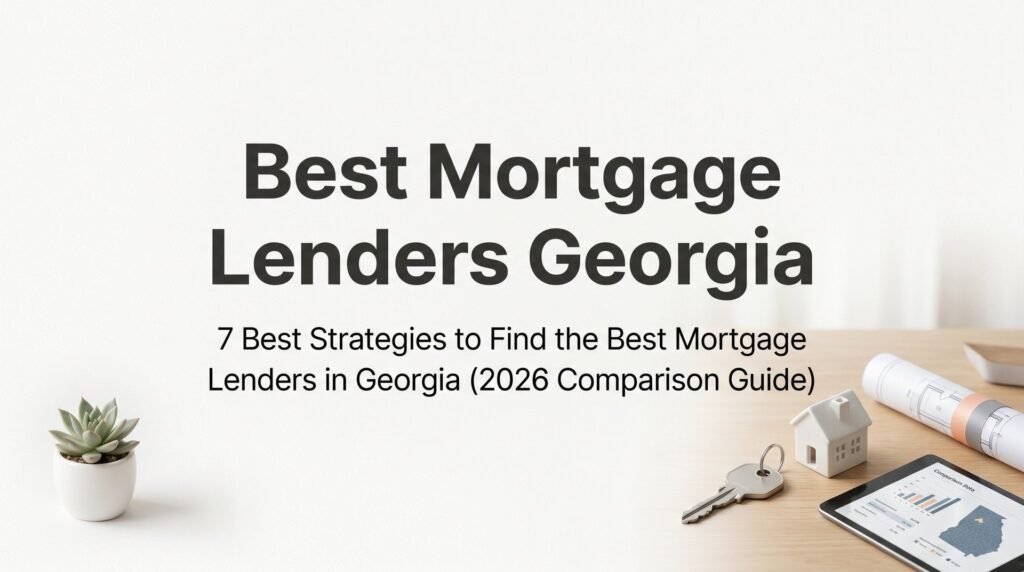 7 Best Strategies to Find the Best Mortgage Lenders in Georgia (2026 Comparison Guide)