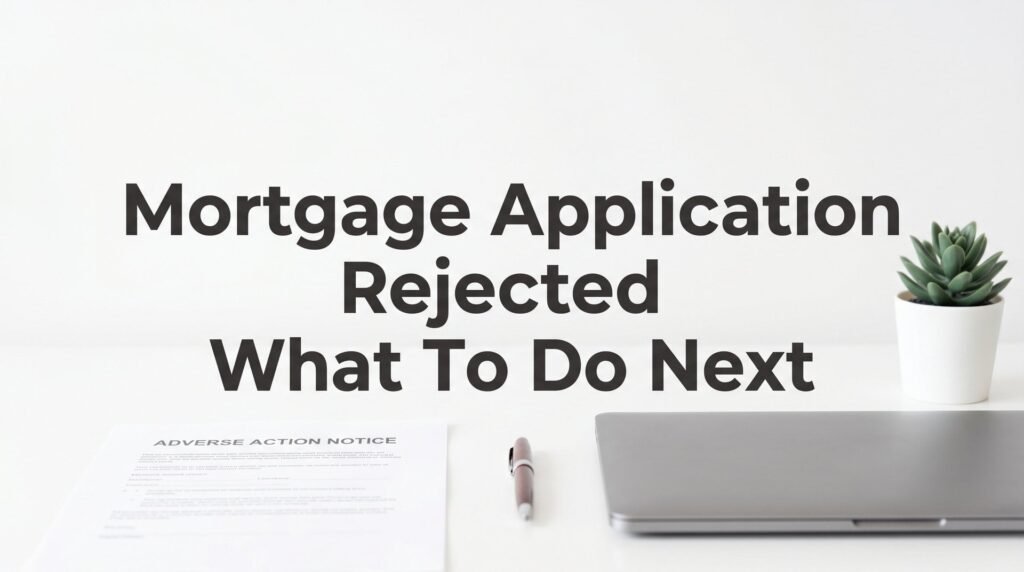 Mortgage Application Rejected? Here’s Exactly What to Do Next (Step-by-Step)