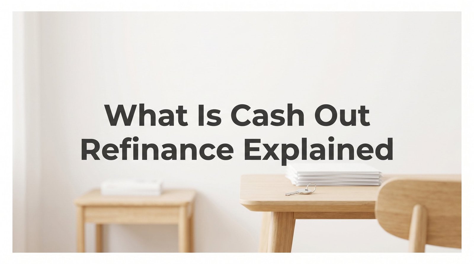What Is a Cash-Out Refinance? A Plain-English Guide for Virginia Homeowners